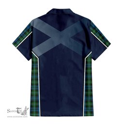 ScotsTee Shop Scottish Lyon Clan Scottish Crest and Scottish Thistle Sport Tartan Women Casual Shirt - Classic