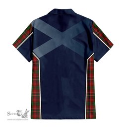 ScotsTee Shop Scottish Innes Clan Scottish Crest and Scottish Thistle Sport Tartan Women Casual Shirt - Classic