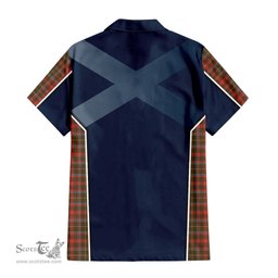 ScotsTee Shop Scottish MacKintosh Hunting Weathered Clan Scottish Crest and Scottish Thistle Sport Tartan Women Casual Shirt - Classic