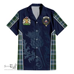 ScotsTee Shop Scottish MacNeil Dress Clan Scottish Crest and Scottish Thistle Sport Tartan Women Casual Shirt - Classic
