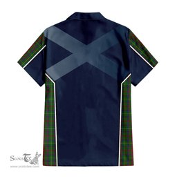 ScotsTee Shop Scottish MacKintosh Hunting Clan Scottish Crest and Scottish Thistle Sport Tartan Women Casual Shirt - Classic