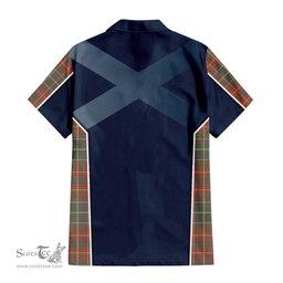 ScotsTee Shop Scottish MacDougall Ancient Clan Scottish Crest and Scottish Thistle Sport Tartan Women Casual Shirt - Classic