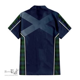 ScotsTee Shop Scottish Lamont #2 Clan Scottish Crest and Scottish Thistle Sport Tartan Women Casual Shirt - Classic