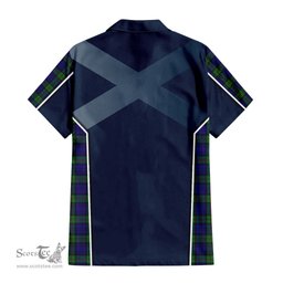 ScotsTee Shop Scottish MacKinlay Modern Clan Scottish Crest and Scottish Thistle Sport Tartan Women Casual Shirt - Classic