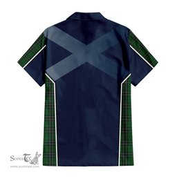ScotsTee Shop Scottish MacLean of Duart Hunting Clan Scottish Crest and Scottish Thistle Sport Tartan Women Casual Shirt - Classic