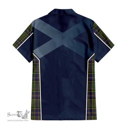 ScotsTee Shop Scottish MacMillan Hunting Modern Clan Scottish Crest and Scottish Thistle Sport Tartan Women Casual Shirt - Classic