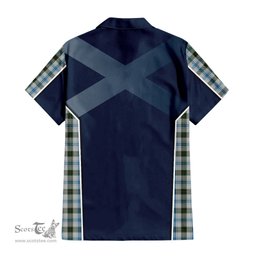 ScotsTee Shop Scottish Henderson Dress Clan Scottish Crest and Scottish Thistle Sport Tartan Women Casual Shirt - Classic