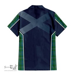 ScotsTee Shop Scottish Hay Hunting Clan Scottish Crest and Scottish Thistle Sport Tartan Women Casual Shirt - Classic