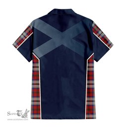 ScotsTee Shop Scottish MacCulloch Dress Clan Scottish Crest and Scottish Thistle Sport Tartan Women Casual Shirt - Classic