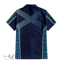 ScotsTee Shop Scottish MacCorquodale Clan Scottish Crest and Scottish Thistle Sport Tartan Women Casual Shirt - Classic