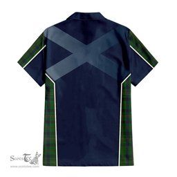 ScotsTee Shop Scottish Kennedy Clan Scottish Crest and Scottish Thistle Sport Tartan Women Casual Shirt - Classic