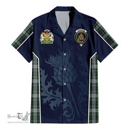 ScotsTee Shop Scottish MacKenzie Dress Clan Scottish Crest and Scottish Thistle Sport Tartan Women Casual Shirt - Classic