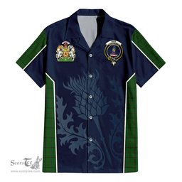 ScotsTee Shop Scottish Mar Tribe Clan Scottish Crest and Scottish Thistle Sport Tartan Women Casual Shirt - Classic