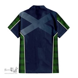 ScotsTee Shop Scottish MacArthur Highland Clan Scottish Crest and Scottish Thistle Sport Tartan Women Casual Shirt - Classic