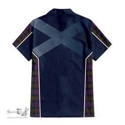 ScotsTee Shop Scottish MacDonell of Glengarry Clan Scottish Crest and Scottish Thistle Sport Tartan Women Casual Shirt - Classic