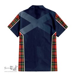 ScotsTee Shop Scottish Lyle Clan Scottish Crest and Scottish Thistle Sport Tartan Women Casual Shirt - Classic