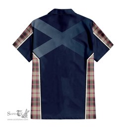 ScotsTee Shop Scottish MacPherson Hunting Ancient Clan Scottish Crest and Scottish Thistle Sport Tartan Women Casual Shirt - Classic