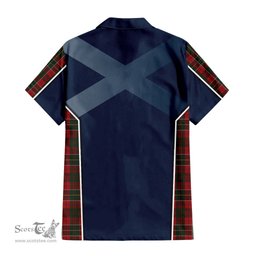 ScotsTee Shop Scottish Hunter USA Clan Scottish Crest and Scottish Thistle Sport Tartan Women Casual Shirt - Classic