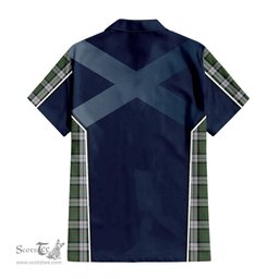 ScotsTee Shop Scottish MacLaren Dress Clan Scottish Crest and Scottish Thistle Sport Tartan Women Casual Shirt - Classic