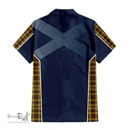 ScotsTee Shop Scottish Jardine Clan Scottish Crest and Scottish Thistle Sport Tartan Women Casual Shirt - Classic
