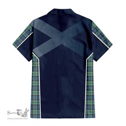 ScotsTee Shop Scottish Leslie Hunting Ancient Clan Scottish Crest and Scottish Thistle Sport Tartan Women Casual Shirt - Classic