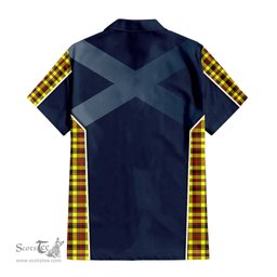 ScotsTee Shop Scottish Jardine Modern Clan Scottish Crest and Scottish Thistle Sport Tartan Women Casual Shirt - Classic