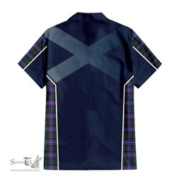 ScotsTee Shop Scottish Hunter Modern Clan Scottish Crest and Scottish Thistle Sport Tartan Women Casual Shirt - Classic