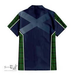 ScotsTee Shop Scottish Kincaid Clan Scottish Crest and Scottish Thistle Sport Tartan Women Casual Shirt - Classic