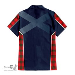 ScotsTee Shop Scottish MacNab Modern Clan Scottish Crest and Scottish Thistle Sport Tartan Women Casual Shirt - Classic