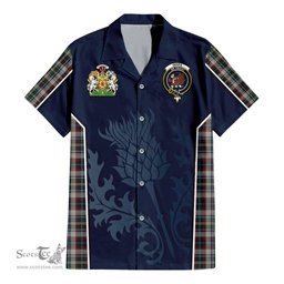 ScotsTee Shop Scottish Innes Dress Clan Scottish Crest and Scottish Thistle Sport Tartan Women Casual Shirt - Classic