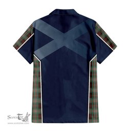 ScotsTee Shop Scottish Scott Brown Ancient Clan Scottish Crest and Scottish Thistle Sport Tartan Women Casual Shirt - Classic