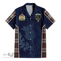 ScotsTee Shop Scottish Scott Dress Clan Scottish Crest and Scottish Thistle Sport Tartan Women Casual Shirt - Classic