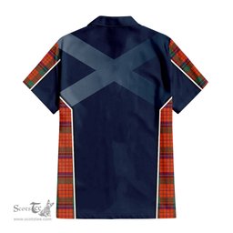 ScotsTee Shop Scottish Nicolson Ancient Clan Scottish Crest and Scottish Thistle Sport Tartan Women Casual Shirt - Classic