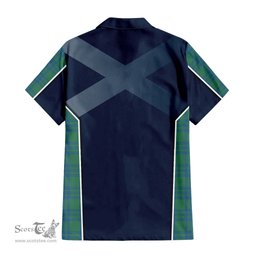 ScotsTee Shop Scottish Montgomery Ancient Clan Scottish Crest and Scottish Thistle Sport Tartan Women Casual Shirt - Classic