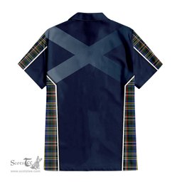 ScotsTee Shop Scottish Scott Green Modern Clan Scottish Crest and Scottish Thistle Sport Tartan Women Casual Shirt - Classic