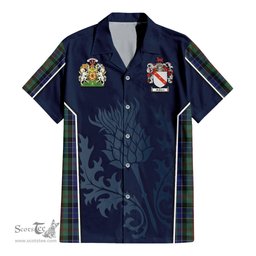 ScotsTee Shop Scottish McFadzen 02 Clan Scottish Crest and Scottish Thistle Sport Tartan Women Casual Shirt - Classic