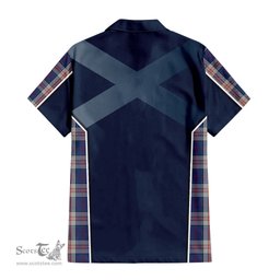 ScotsTee Shop Scottish Stewart of Appin Hunting Dress Clan Scottish Crest and Scottish Thistle Sport Tartan Women Casual Shirt - Classic
