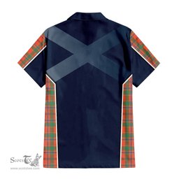 ScotsTee Shop Scottish Munro Ancient Clan Scottish Crest and Scottish Thistle Sport Tartan Women Casual Shirt - Classic