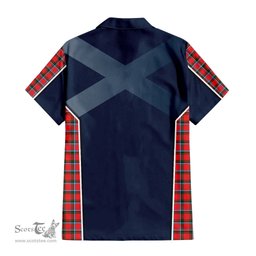 ScotsTee Shop Scottish Sinclair Modern Clan Scottish Crest and Scottish Thistle Sport Tartan Women Casual Shirt - Classic