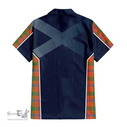 ScotsTee Shop Scottish Ross Ancient Clan Scottish Crest and Scottish Thistle Sport Tartan Women Casual Shirt - Classic