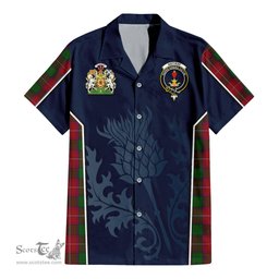 ScotsTee Shop Scottish Rattray Clan Scottish Crest and Scottish Thistle Sport Tartan Women Casual Shirt - Classic