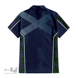 ScotsTee Shop Scottish Wishart Hunting Clan Scottish Crest and Scottish Thistle Sport Tartan Women Casual Shirt - Classic
