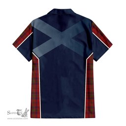 ScotsTee Shop Scottish Ross Old Clan Scottish Crest and Scottish Thistle Sport Tartan Women Casual Shirt - Classic