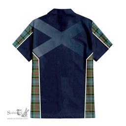 ScotsTee Shop Scottish Paisley Clan Scottish Crest and Scottish Thistle Sport Tartan Women Casual Shirt - Classic