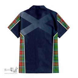 ScotsTee Shop Scottish Muirhead Clan Scottish Crest and Scottish Thistle Sport Tartan Women Casual Shirt - Classic