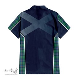 ScotsTee Shop Scottish Shaw Ancient Clan Scottish Crest and Scottish Thistle Sport Tartan Women Casual Shirt - Classic