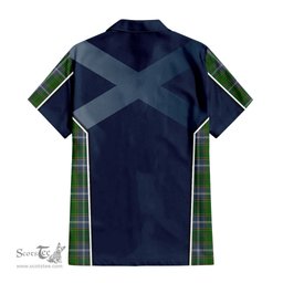 ScotsTee Shop Scottish Pringle Clan Scottish Crest and Scottish Thistle Sport Tartan Women Casual Shirt - Classic