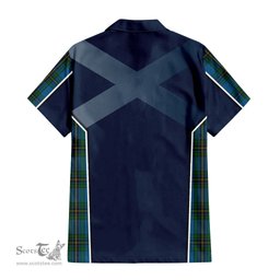 ScotsTee Shop Scottish Murray of Elibank Clan Scottish Crest and Scottish Thistle Sport Tartan Women Casual Shirt - Classic
