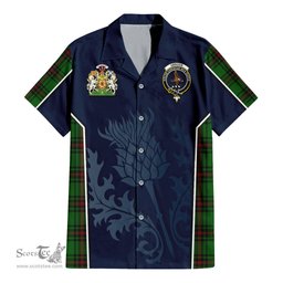 ScotsTee Shop Scottish Orrock Clan Scottish Crest and Scottish Thistle Sport Tartan Women Casual Shirt - Classic