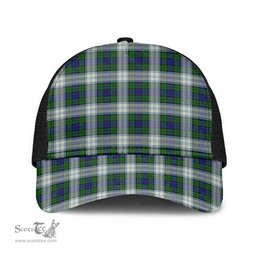 ScotsTee Shop Scottish Blackwatch Dress Modern Clan Tartan Half Net Cap Baseball Mesh Back Cap